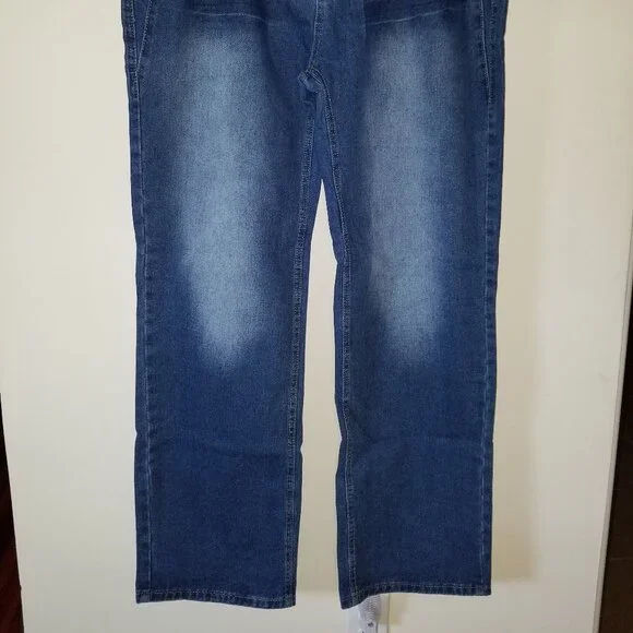 Sheilay jeans w red white blue on pockets XL NWT - Picture 3 of 5